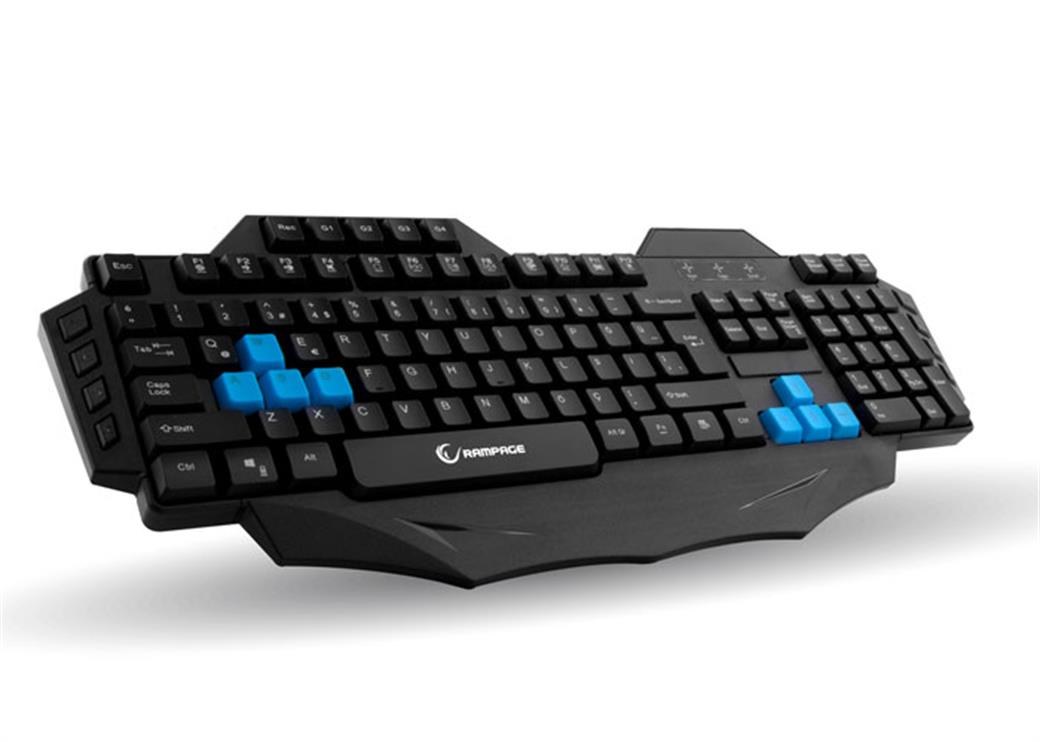 Rampage KB-R01, чёрная игровая USB-клавиатура