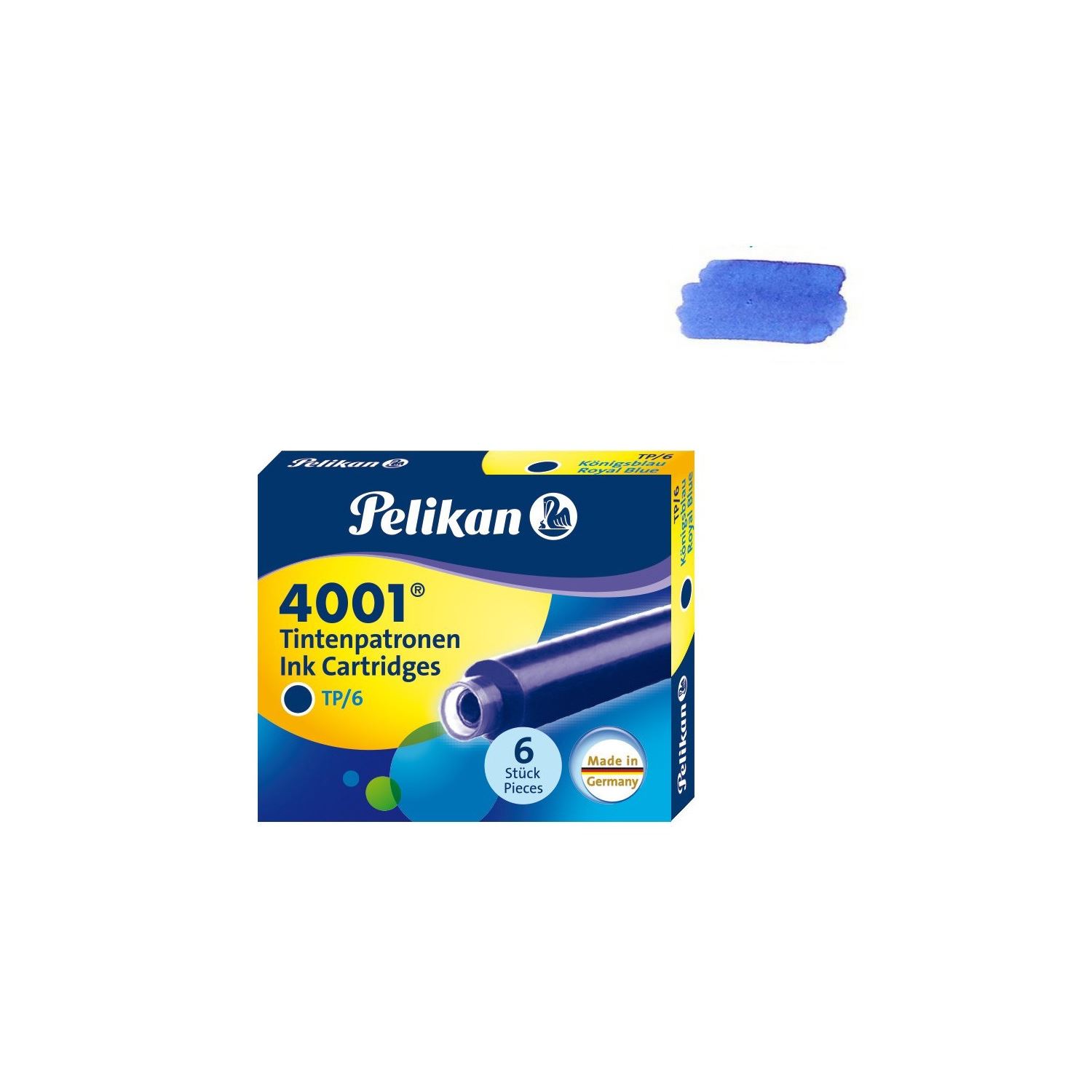 Pelikan 4001 Dolma Kalem Kartuşu Küçük Mavi