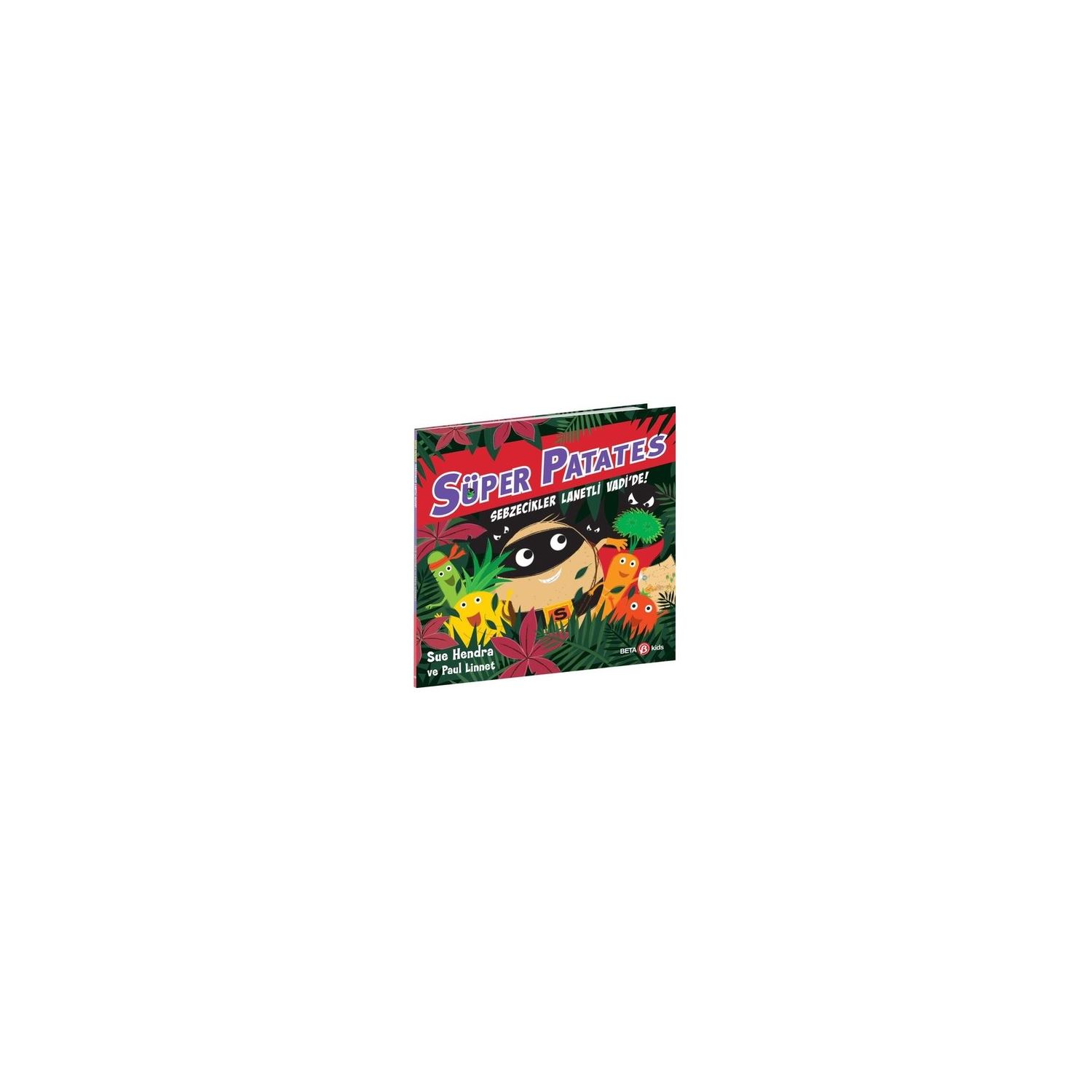 Beta Yayınları Süper Patates: Sebzecikler Lanetli Vadide Children's Comic Book, Turkish, Paperback
