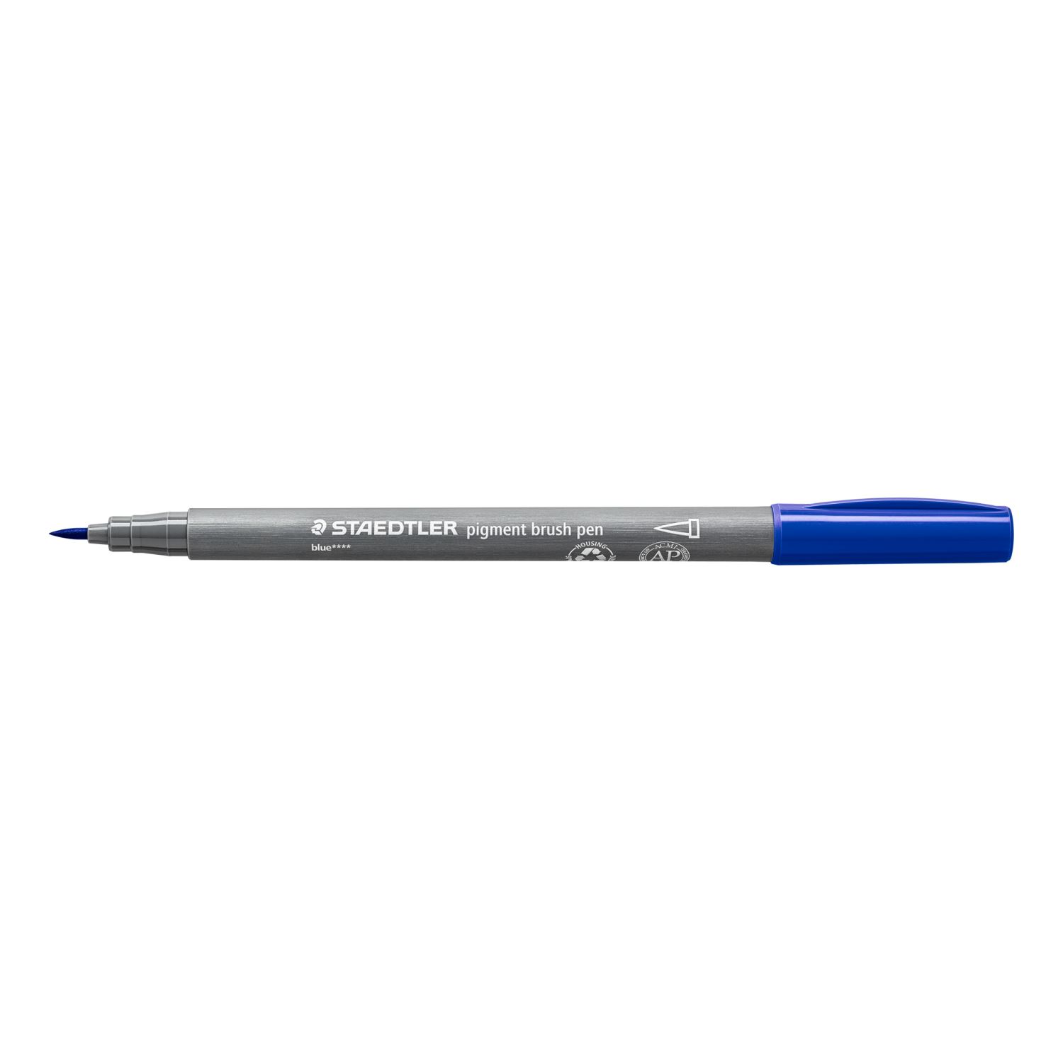 Staedtler 371-3 Синяя пигментная кисть-ручка