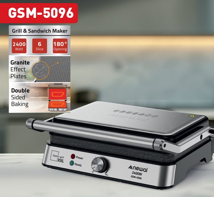 Newal GSM5096 Sandwich Maker and Grill