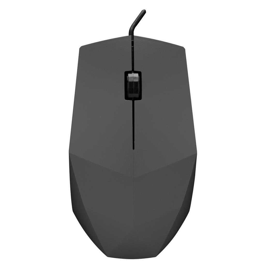 Everest SM-201 USB, серая оптическая проводная мышь, 1200 DPI