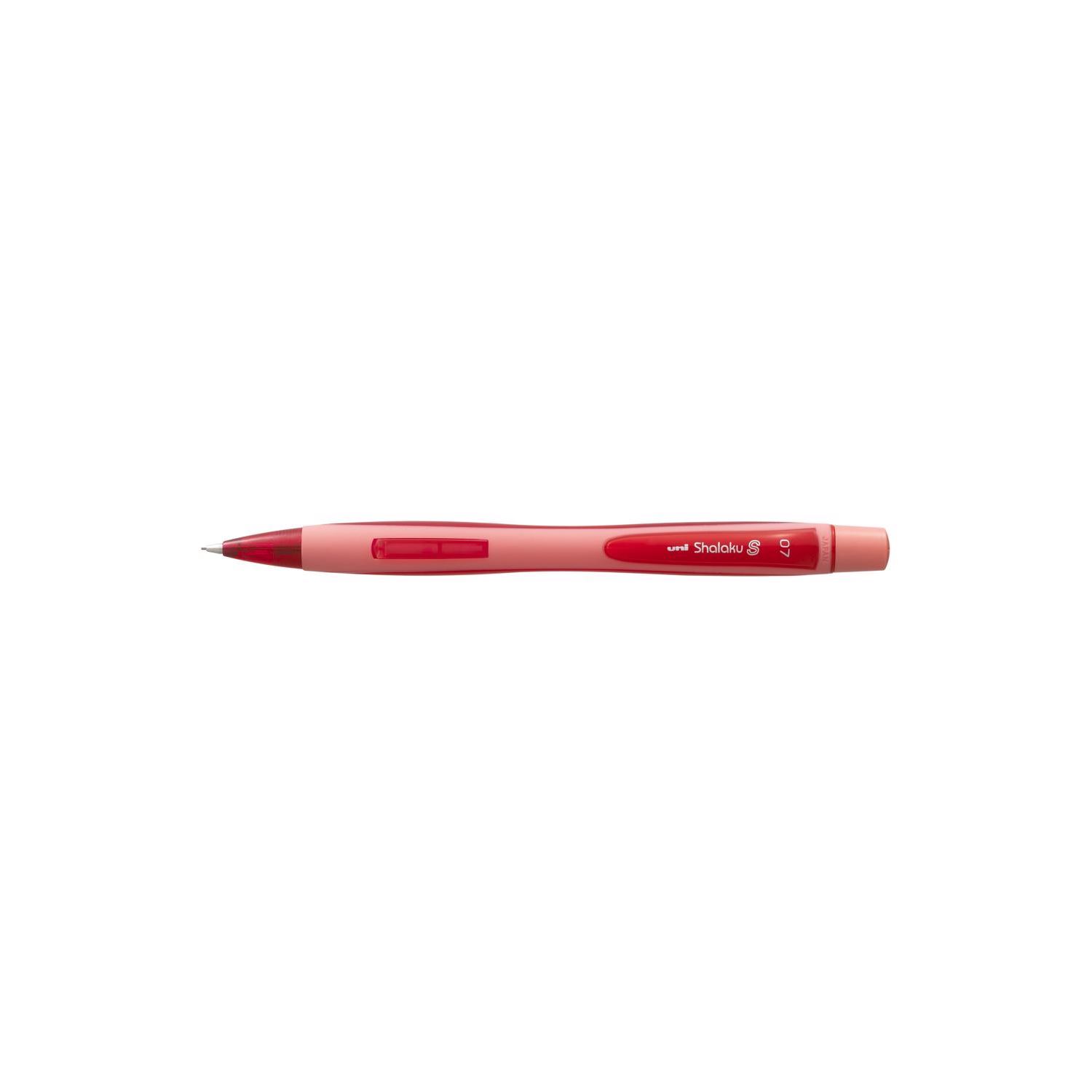 Uni SHALAKU S 0.7 Side-Click Mechanical Pencil, Red