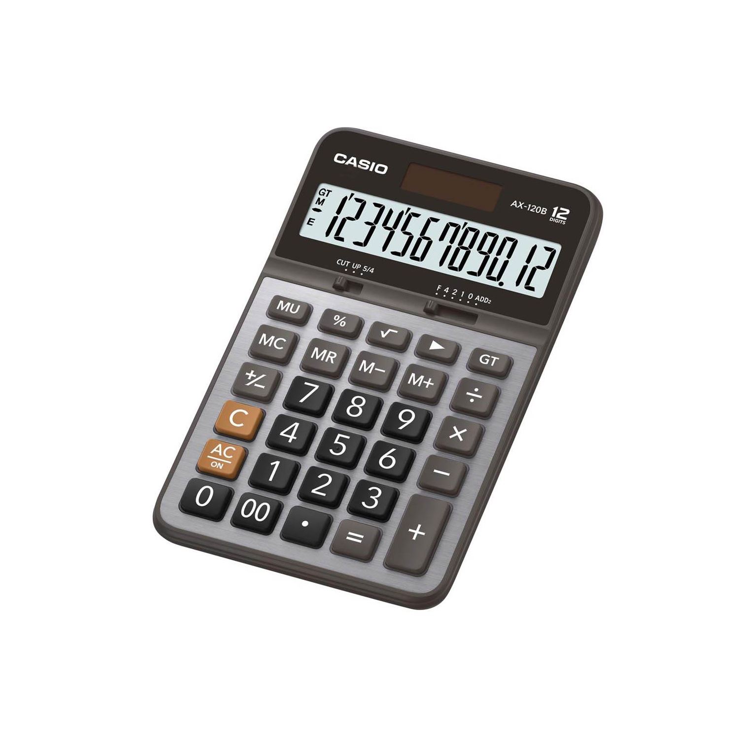 Casio AX-120B-W-DC Desktop Calculator, 12-Digit