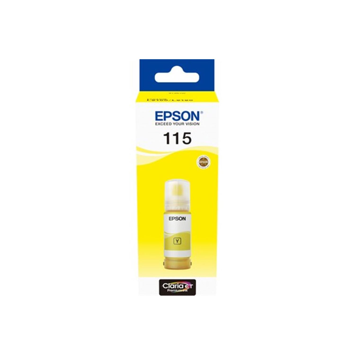 Epson 115, жёлтые чернила во флаконе, 70 мл (T07D44A)