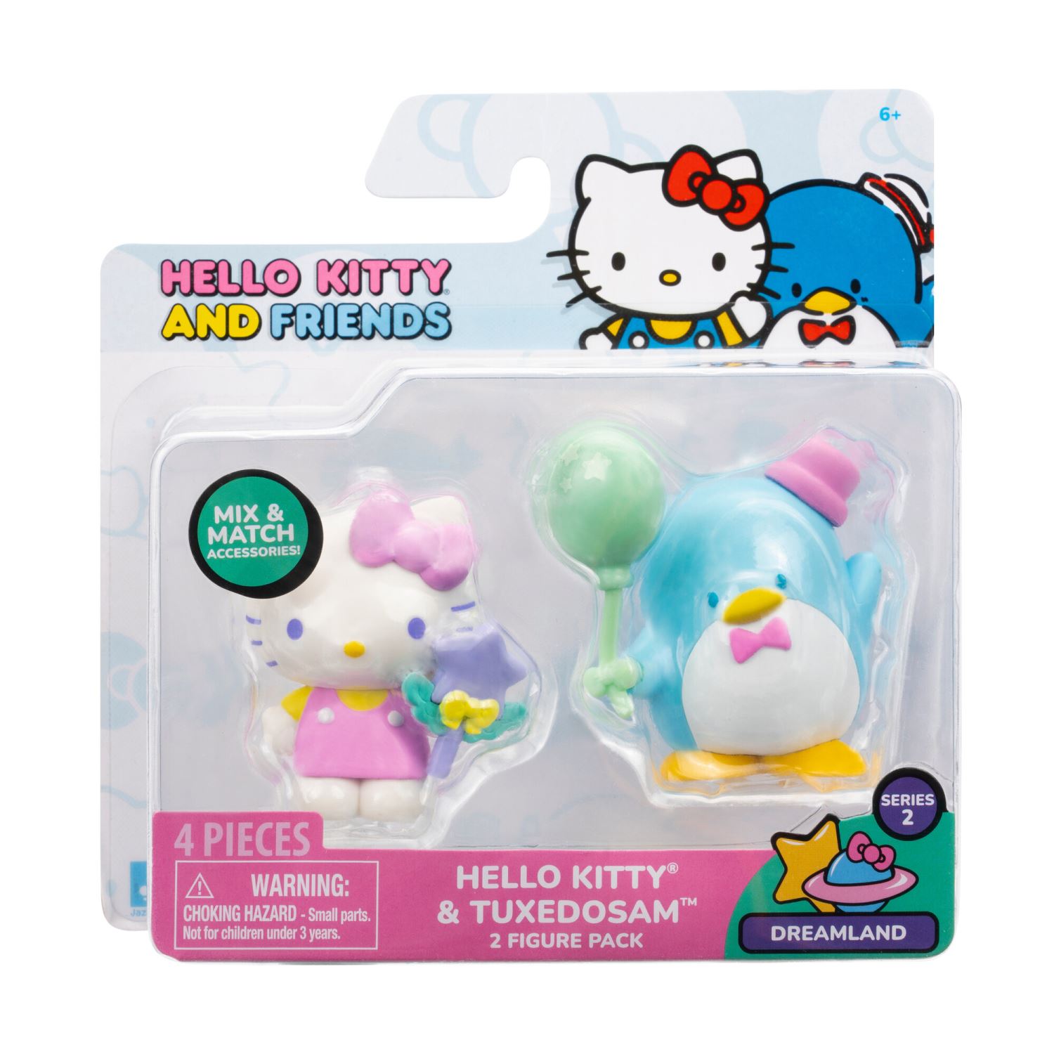 Hello Kitty 2’li Mini Figür Hello Kitty & Tuxedosam