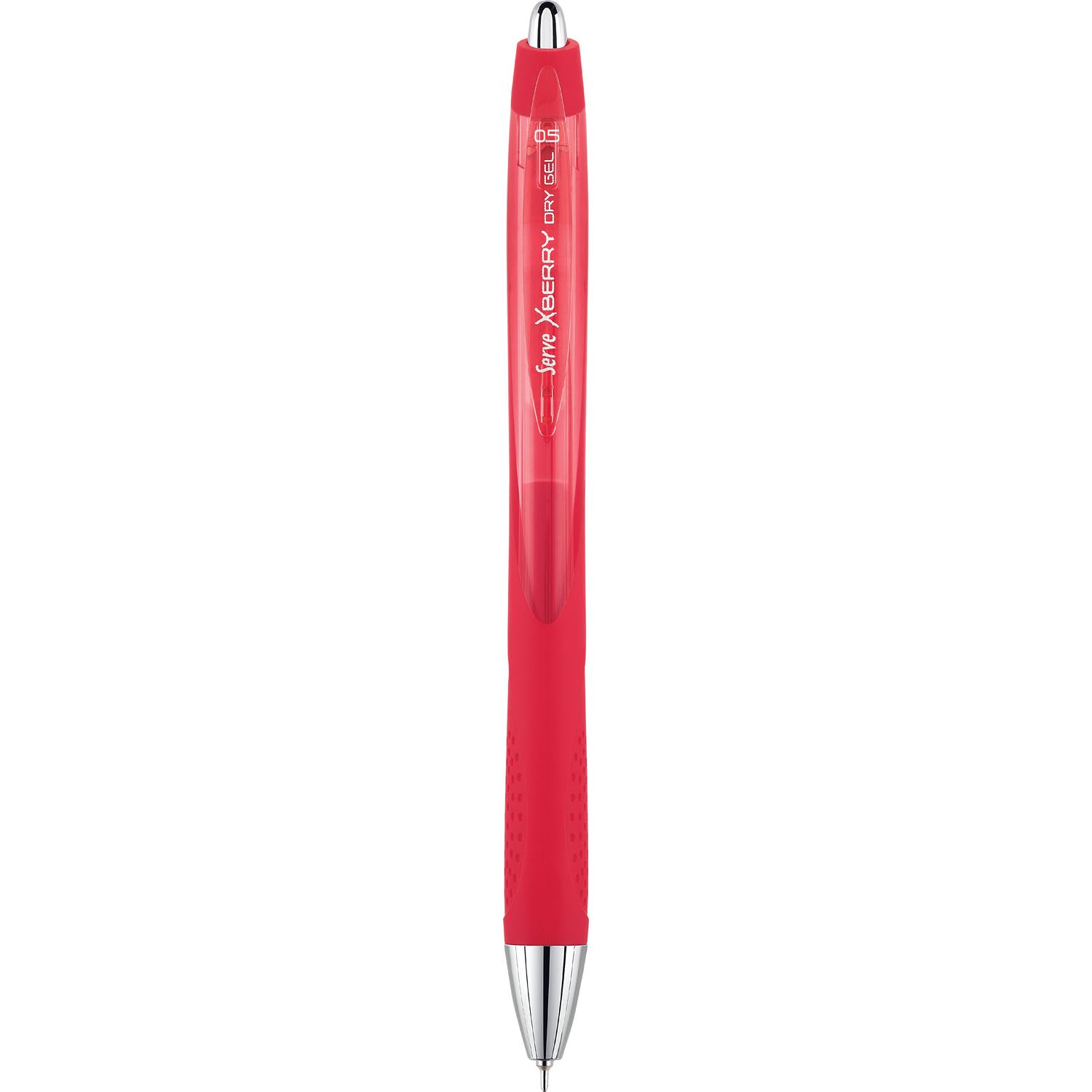 Serve Xberry Gel Pen 0.5 mm Needle Tip Red 02