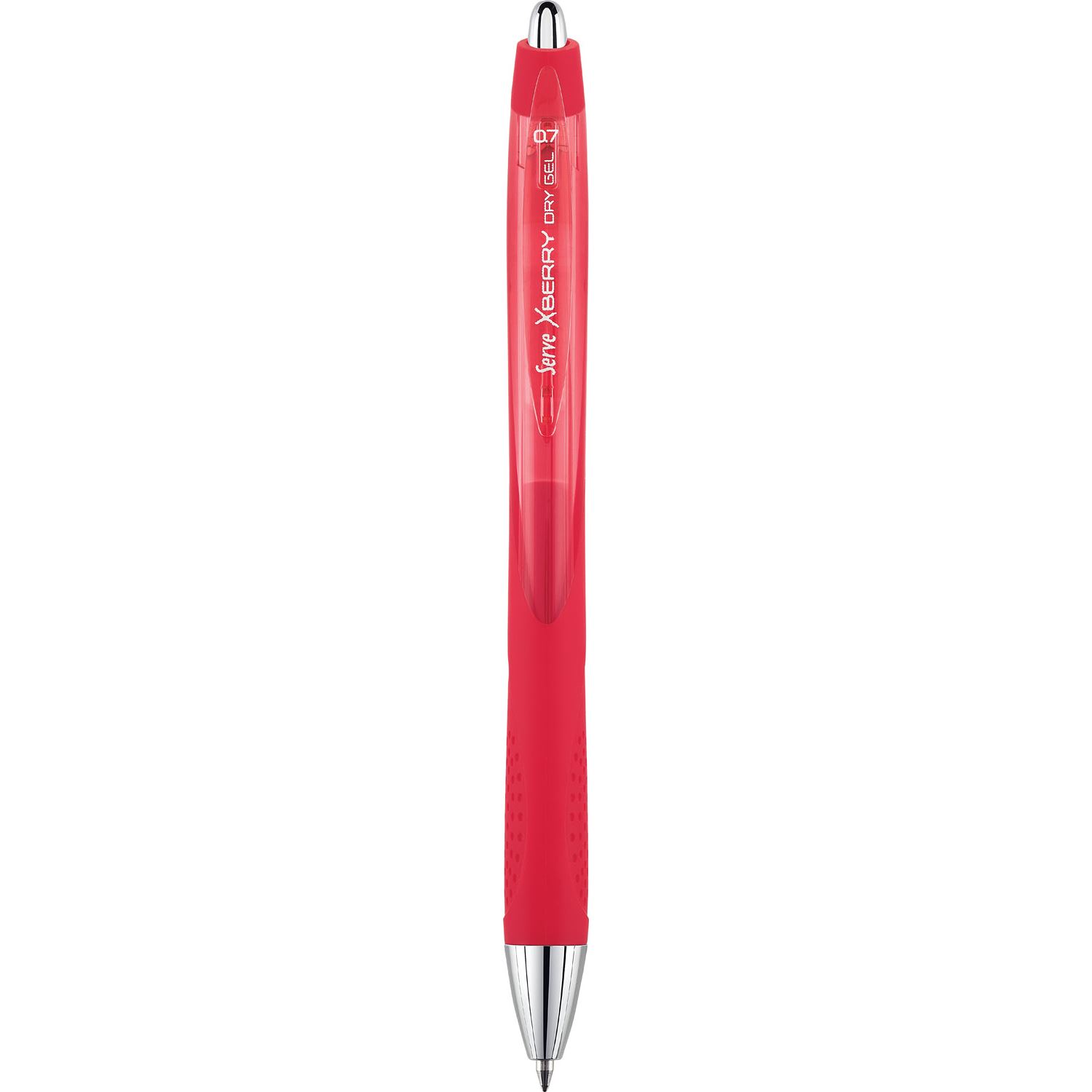 Serve Xberry Gel Pen 0.7 mm Round Tip Red 02