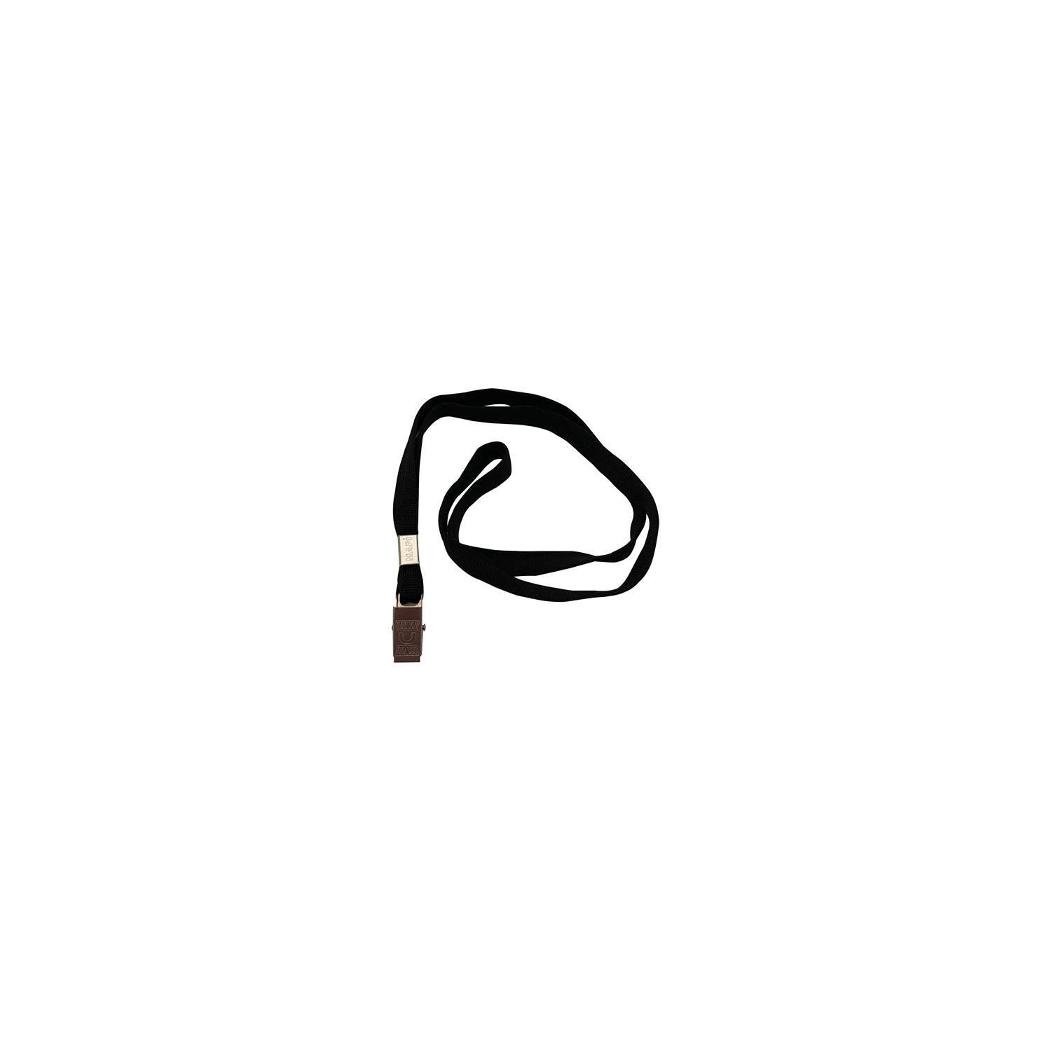 Eraysan 9103001 Black Clip Lanyard, 10-Pack