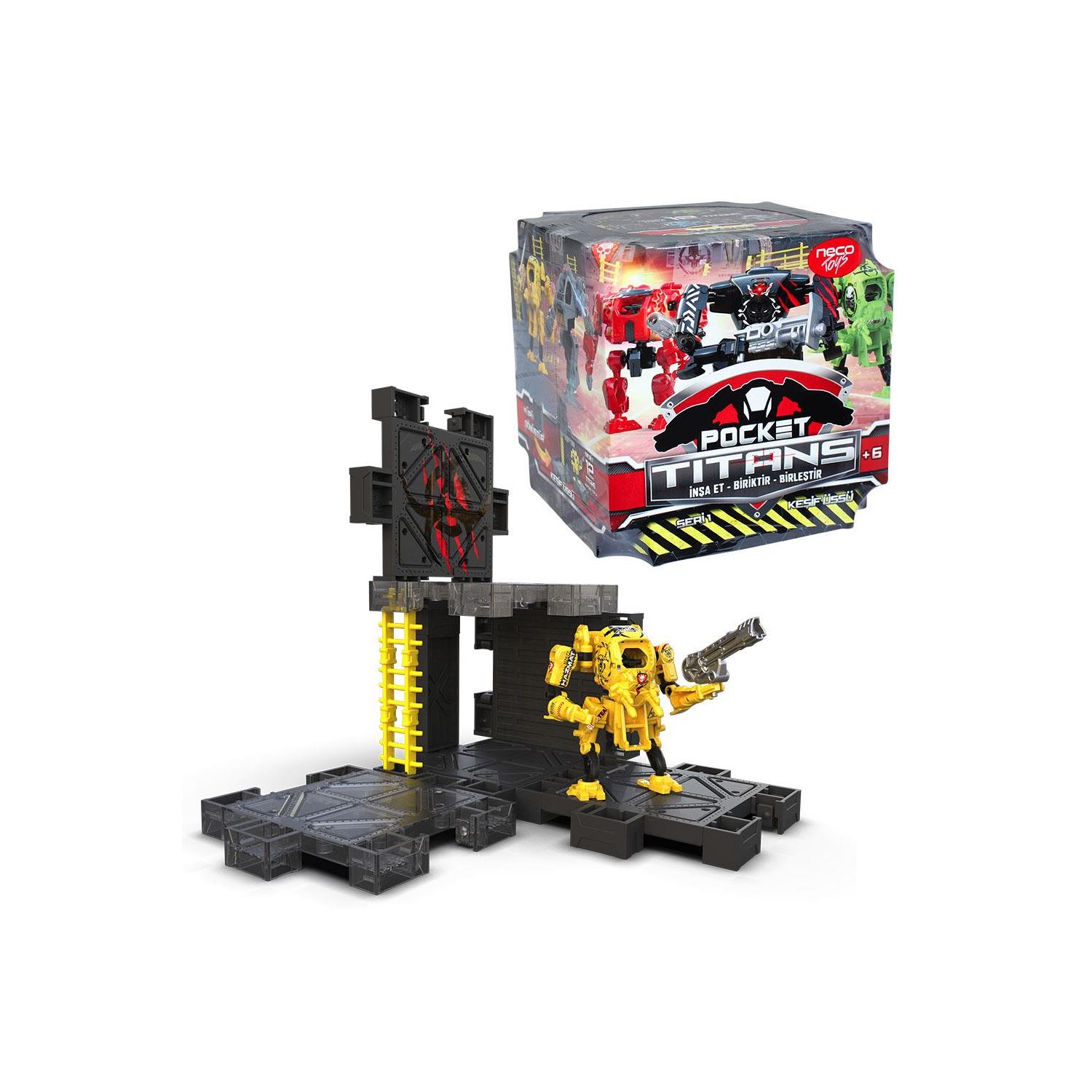 Giochi Preziosi Pocket Titans Robot Figür Seti