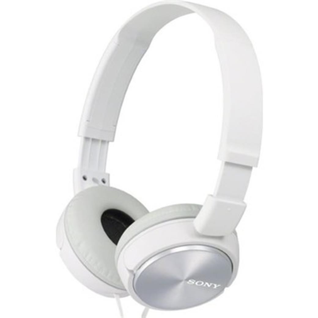 Sony MDR-ZX310 White Wired On-Ear Headphones