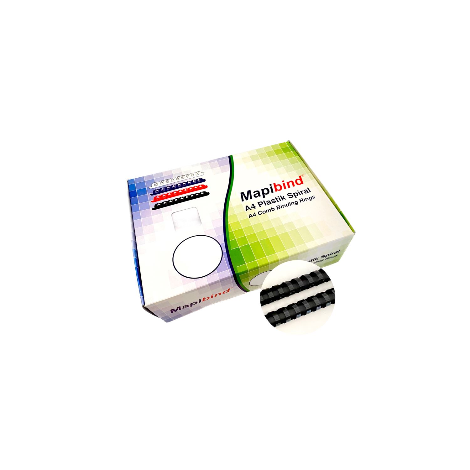 Mapibind 16mm Plastik Spiral Siyah 100