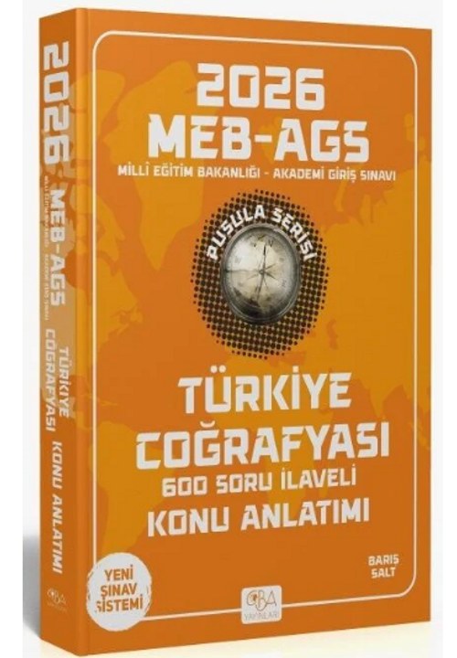 2026 MEB-AGS Türkiye Coğrafyası Konu Anlatımı