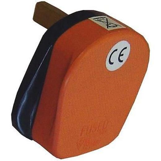 OMEGA 21084-O 13A 3 PİN FUSED PLUG ORANGE