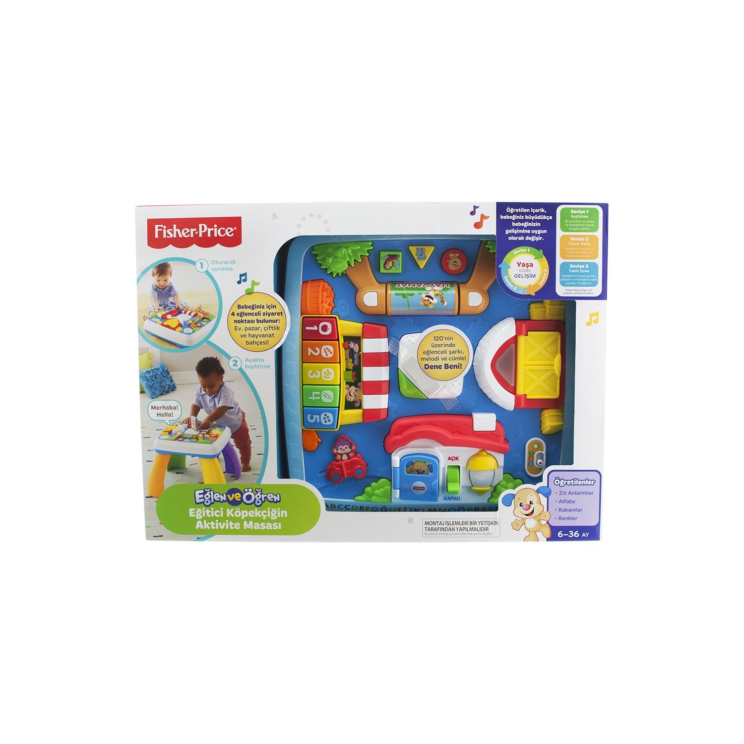 Fisher-price Eğitici Köpekçiğin Aktivite Masası