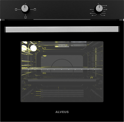 ALVEUS MFA 604/605 ANKASTRE FIRIN SİYAH