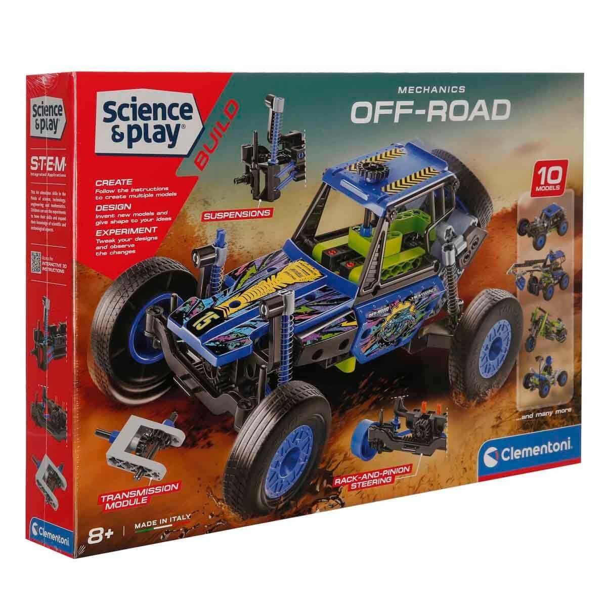 Clementoni 75112TR Mechanical Laboratory Off-Road Vehicle Toy Set