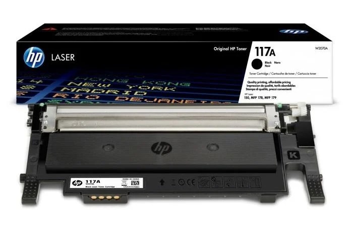 HP 117A W2070A чёрный тонер