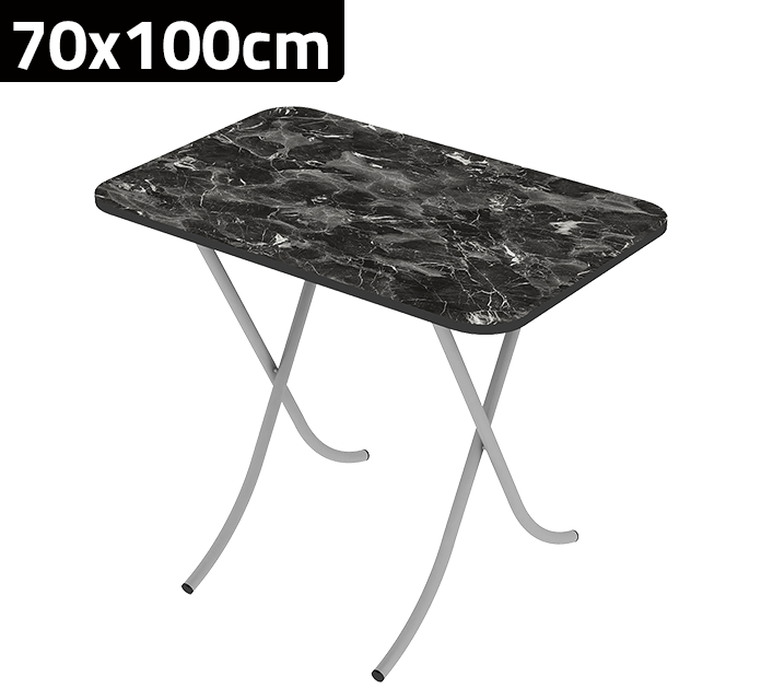 Newal M828/2 Black Folding Table 70x100 cm
