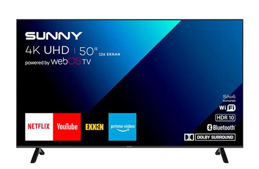 SUNNY 50'' UHD WEBOS UYDULU MAGIC KUMANDALI