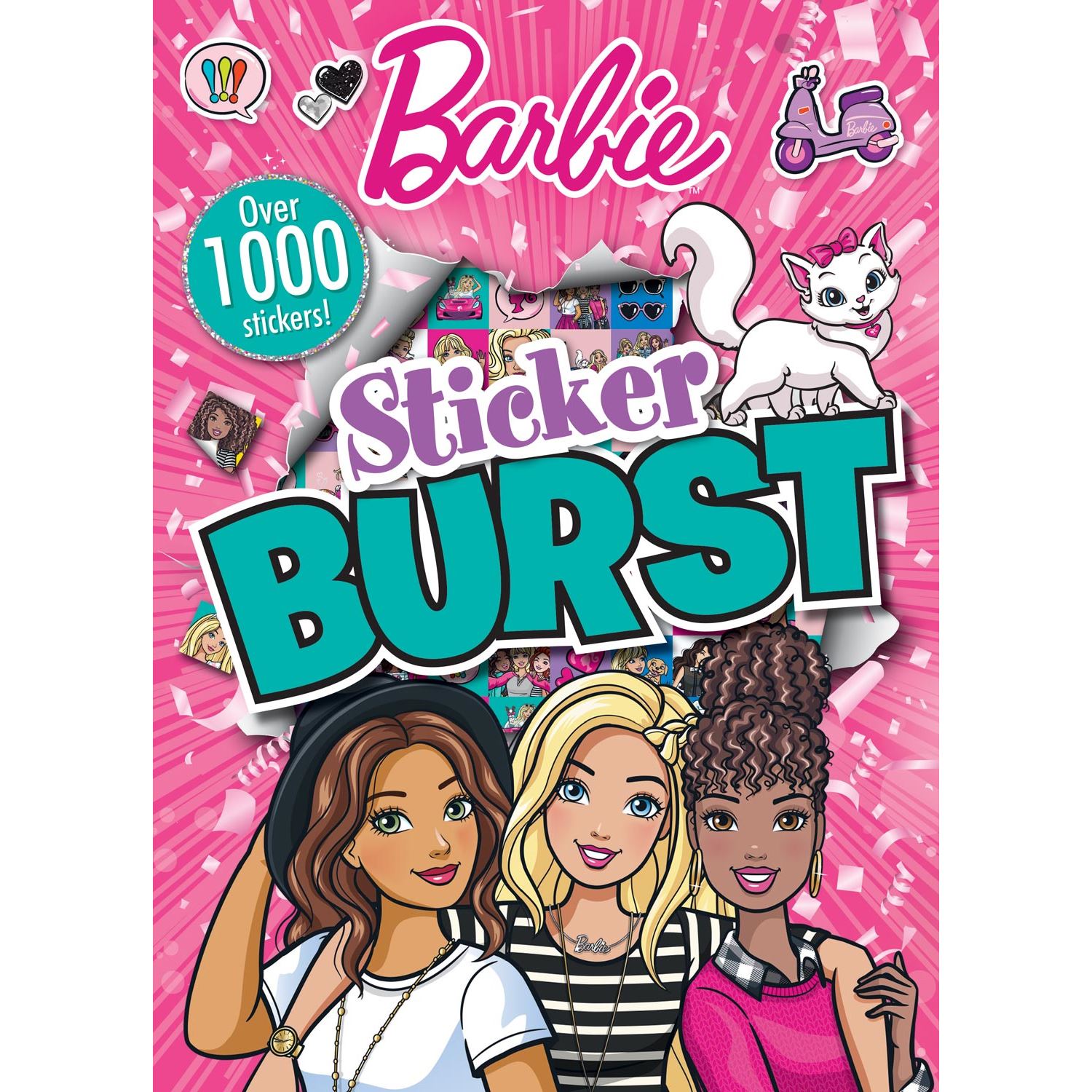 Alligator Products Barbie Sticker Burst English Sticker Book