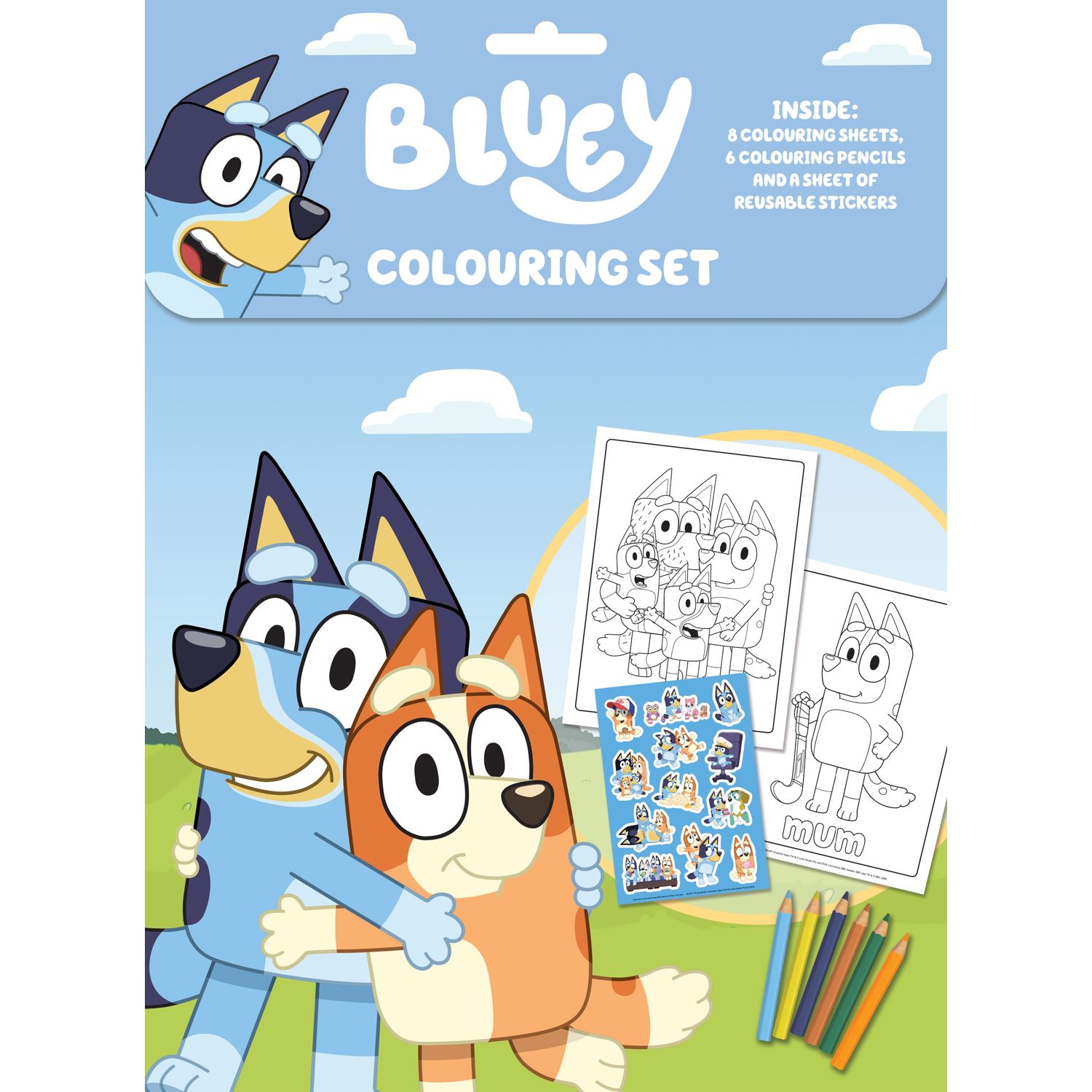 Alligator Products Bluey Colouring Set 9781788245234