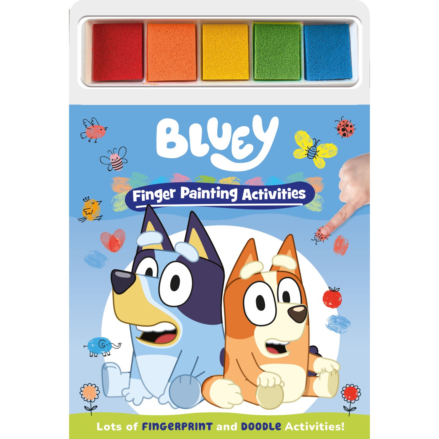 Alligator Products Bluey Finger Painting Book 9781788247429