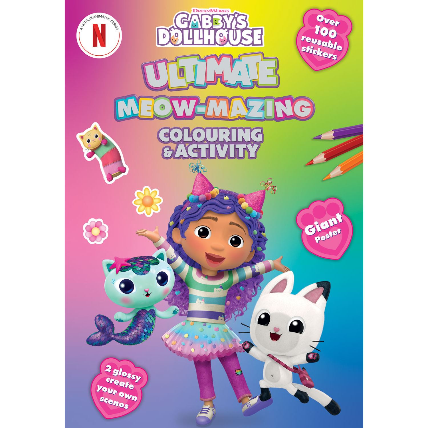 Alligator Products Gabby's Dollhouse Ultimate Colour English Colouring and Activity Book