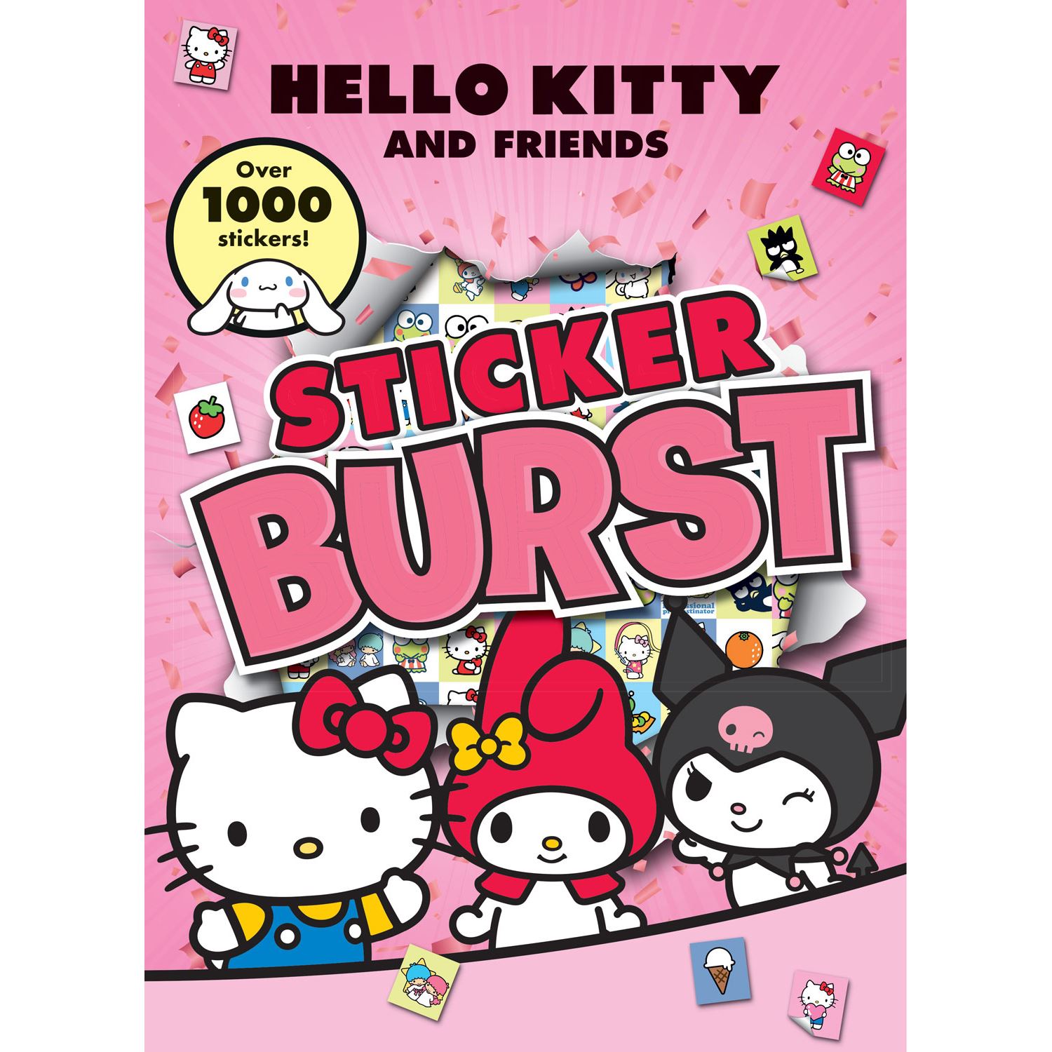Alligator Products Hello Kitty Sticker Burst — английская книга с наклейками