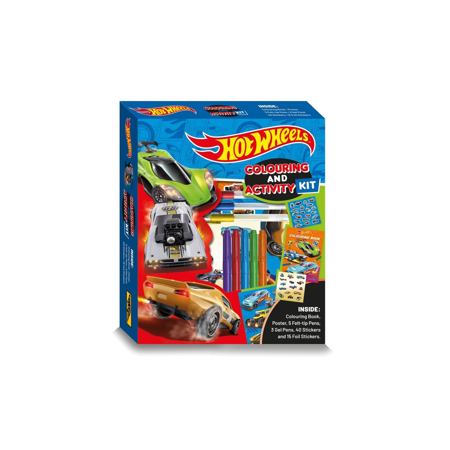Alligator Products Hot Wheels Colouring & Activity Kit 9781788248648
