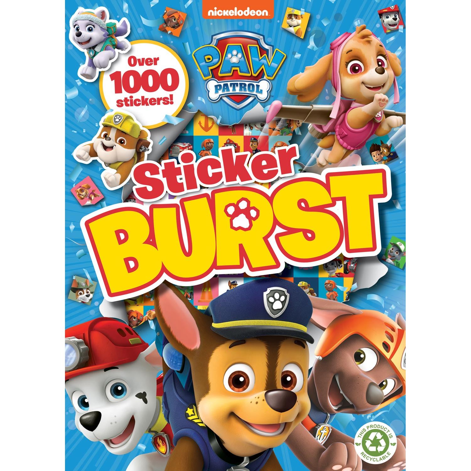 Alligator Products Paw Patrol Sticker Burst İngilizce Çıkartma Kitabı
