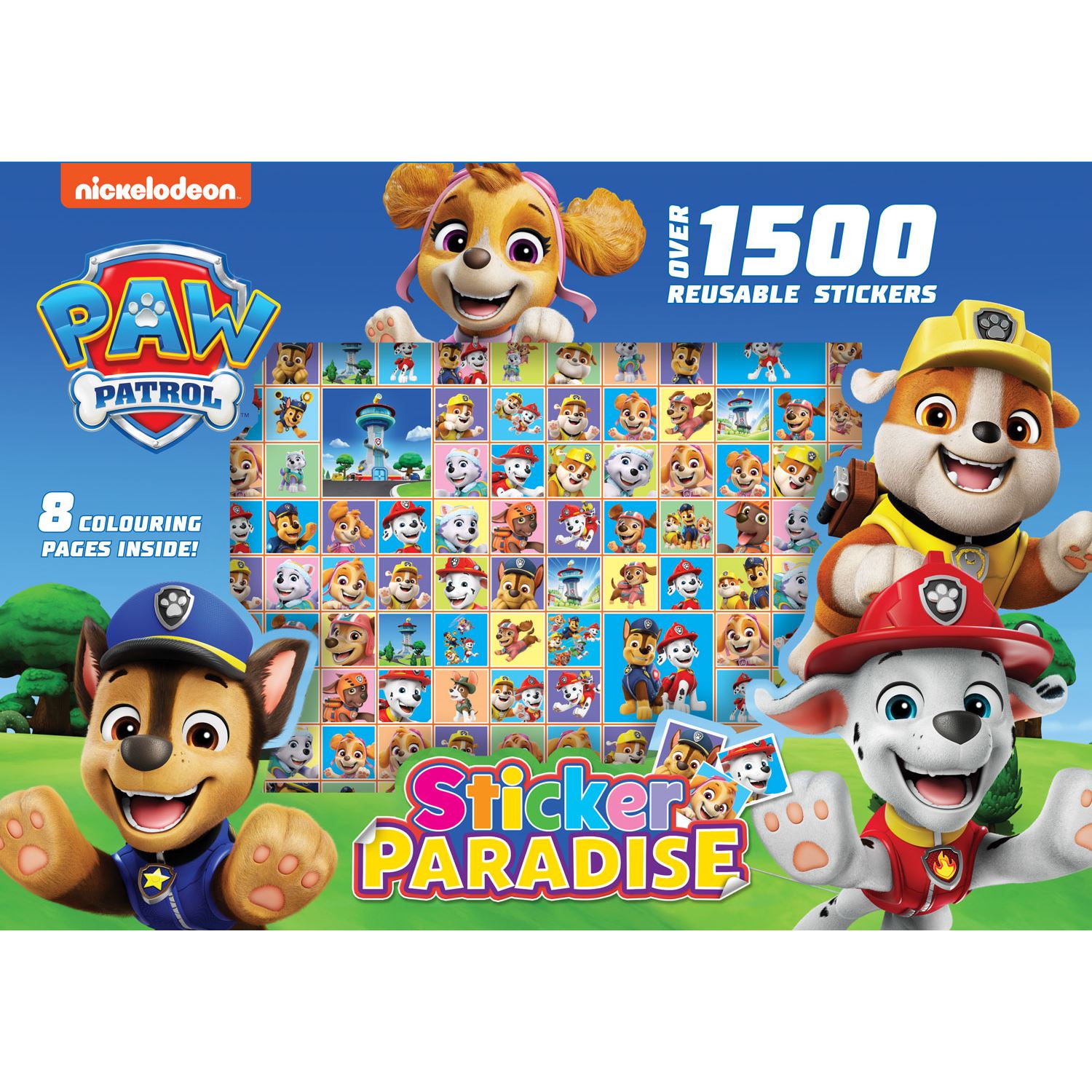 Alligator Products Paw Patrol Sticker Paradise: книга с наклейками и раскраской на английском 9781788247580