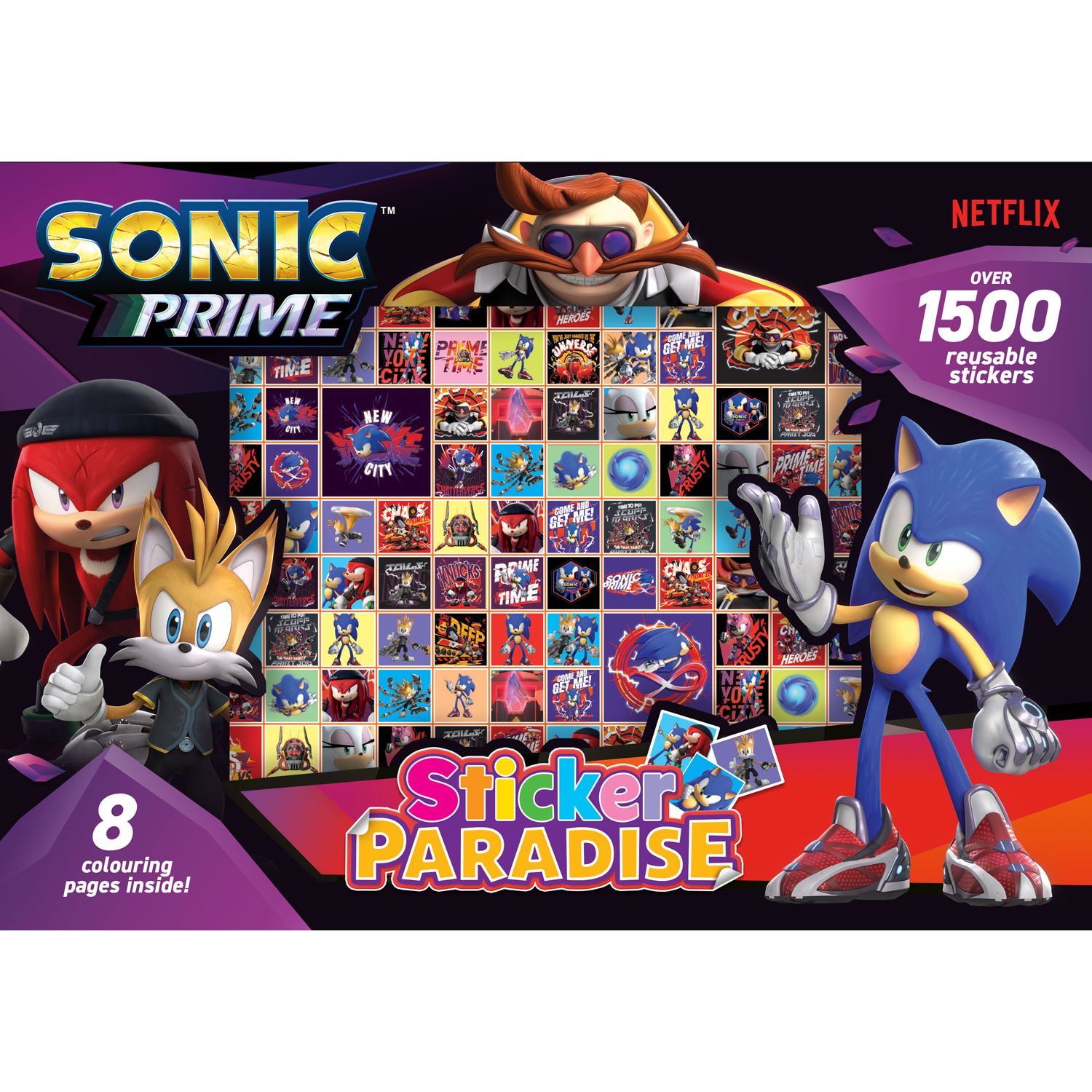 Alligator Products Sonic Prime İngilizce Sticker Etkinlik Kitabı