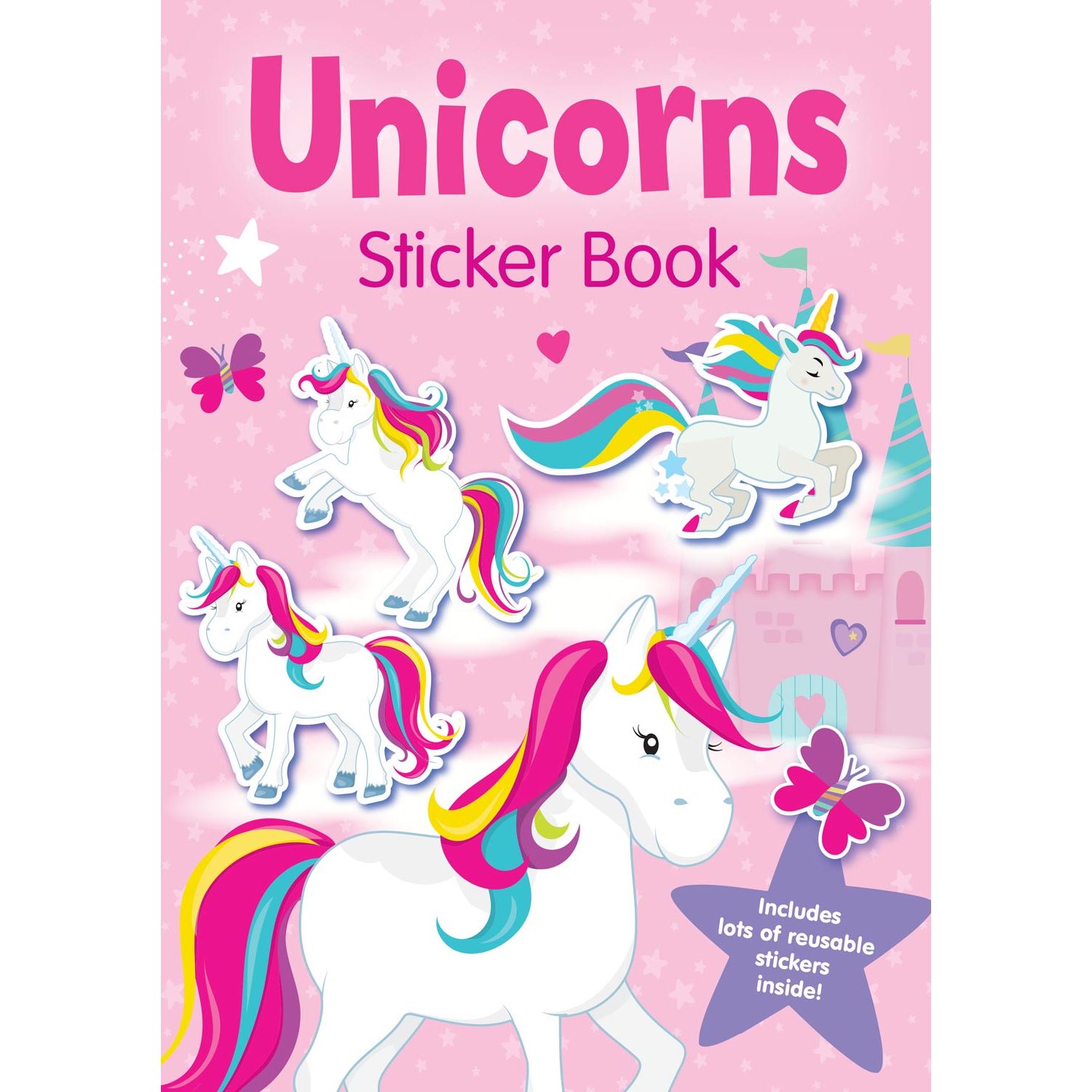 Alligator Products Unicorns Sticker Book 9781788240437