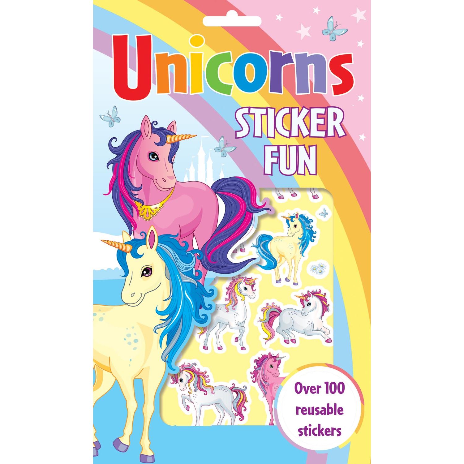 Alligator Products Unicorns Sticker Fun English Sticker Activity Book
