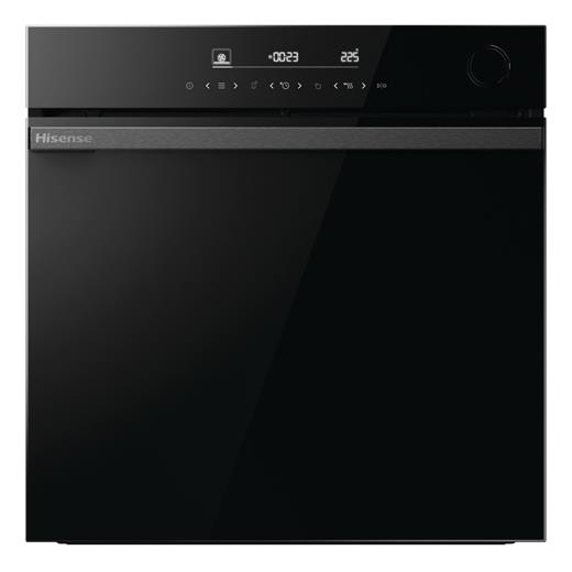 HISENSE BSA66346ADBGWIFI 77 LT. BUHAR DESTEKLİ ANKASTRE CAM FIRIN SİYAH