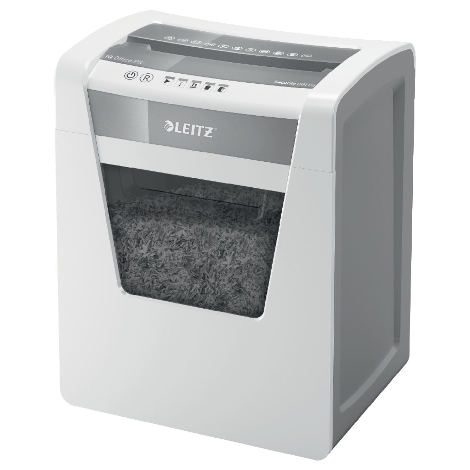 Leitz IQ 80020000, офисный шредер, уровень P5, белый