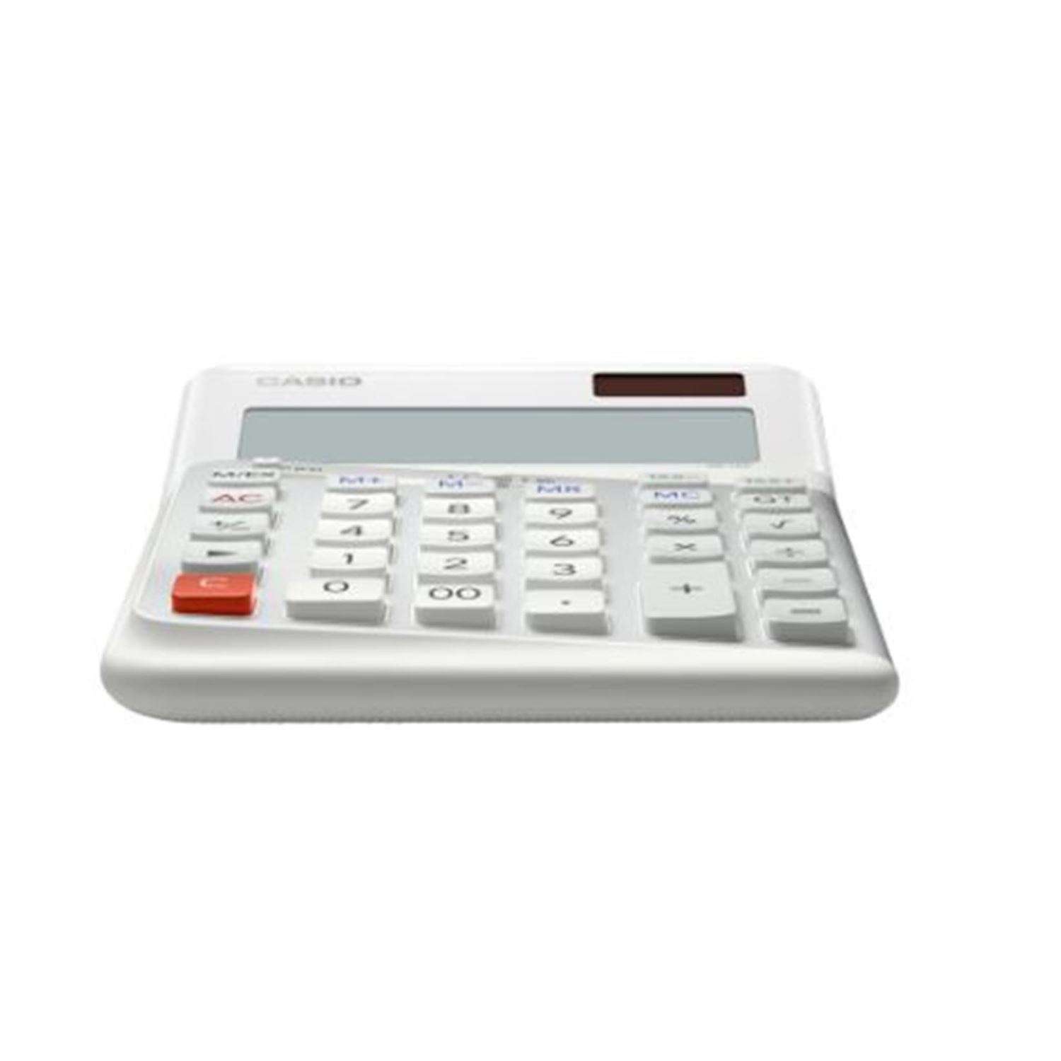 Casio DE-12E-WE-W-DP — настольный калькулятор, белый