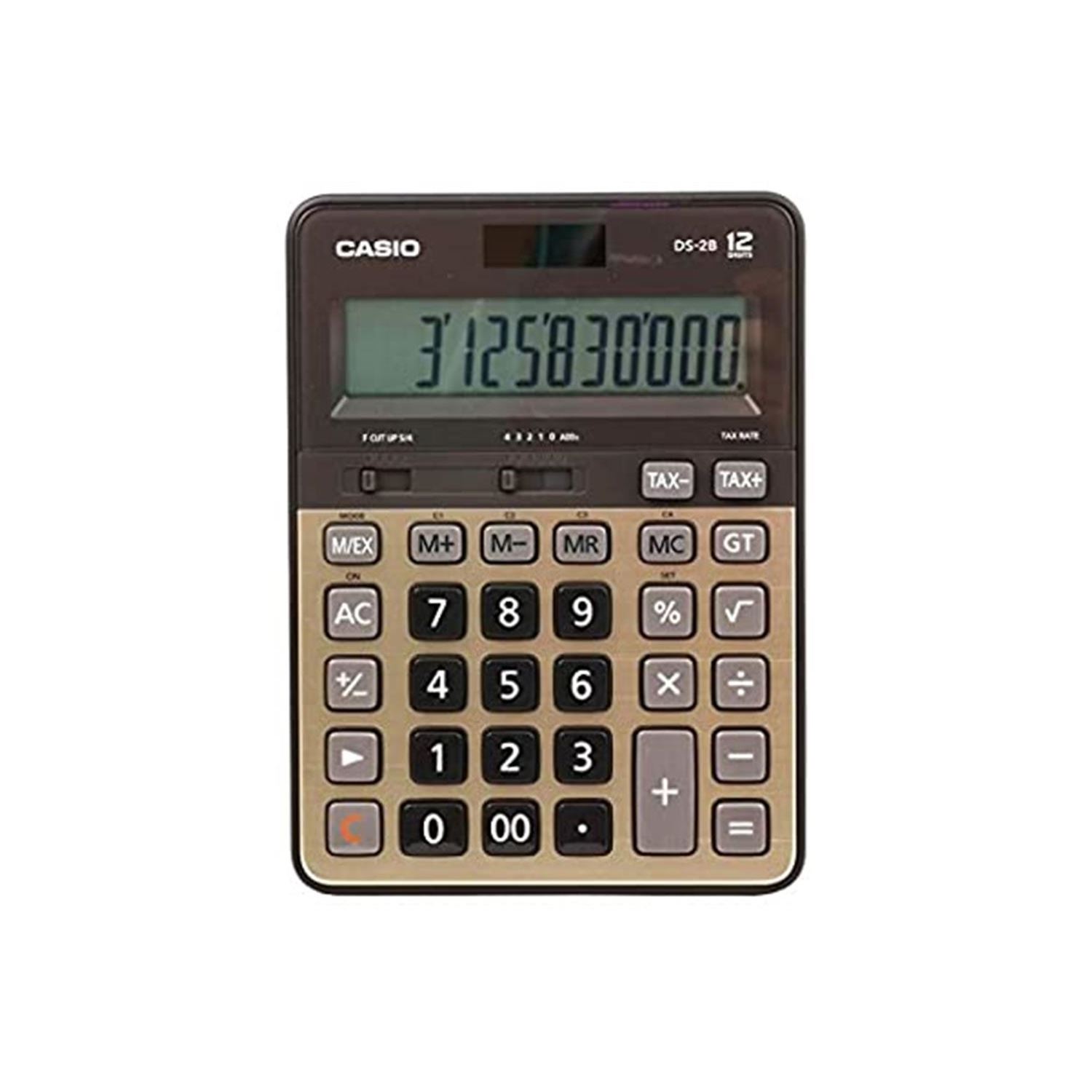 Casio DS-2B настольный калькулятор, золотистый