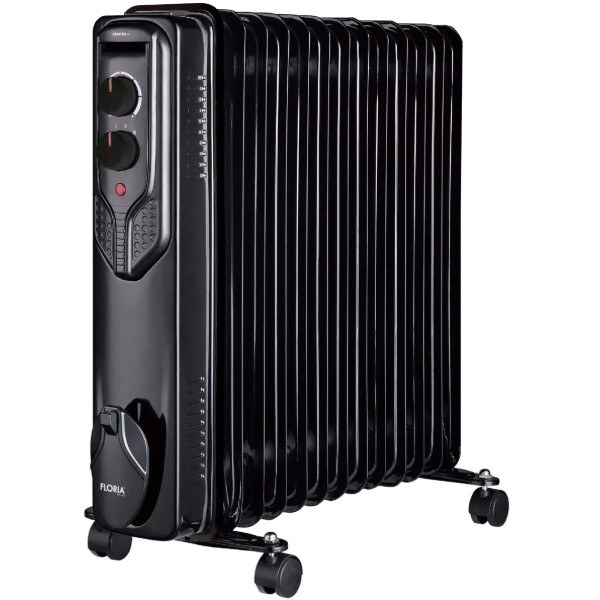Floria ZLN3673 13-Fin Oil-Filled Radiator, 2500 W