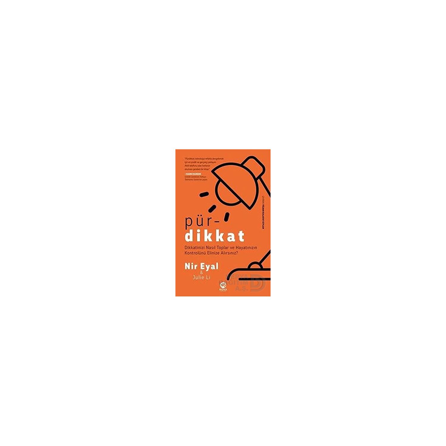 Nova Kitap Pür Dikkat — книга по саморазвитию на турецком, мягкая обложка