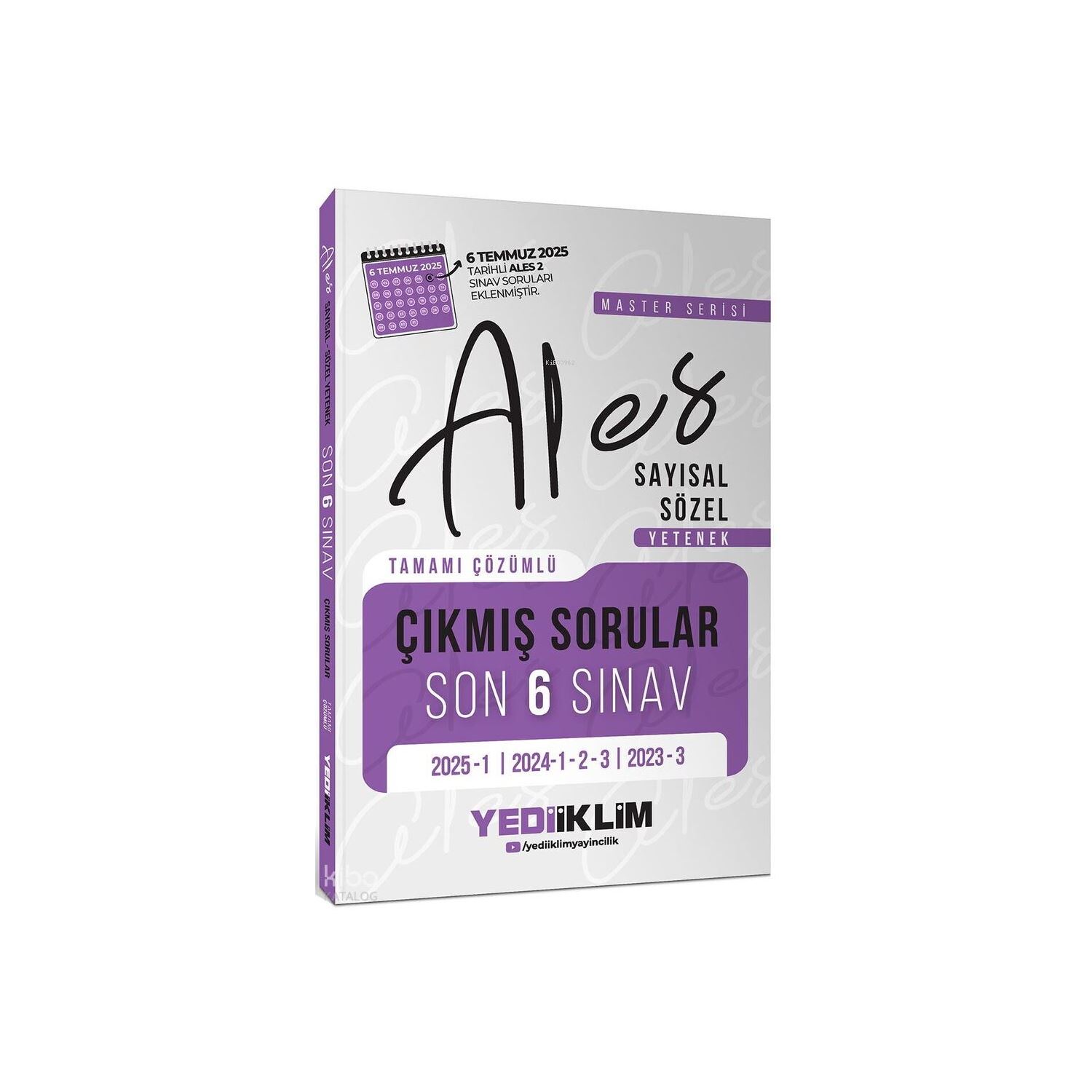 Yediiklim ALES Master Series Numerical and Verbal Ability, Last 6 Exams