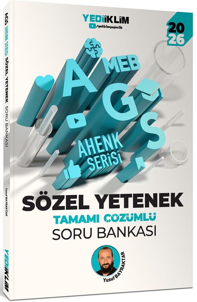 Yediiklim 2026 MEB AGS Ahenk Series Verbal Ability Solved Question Bank