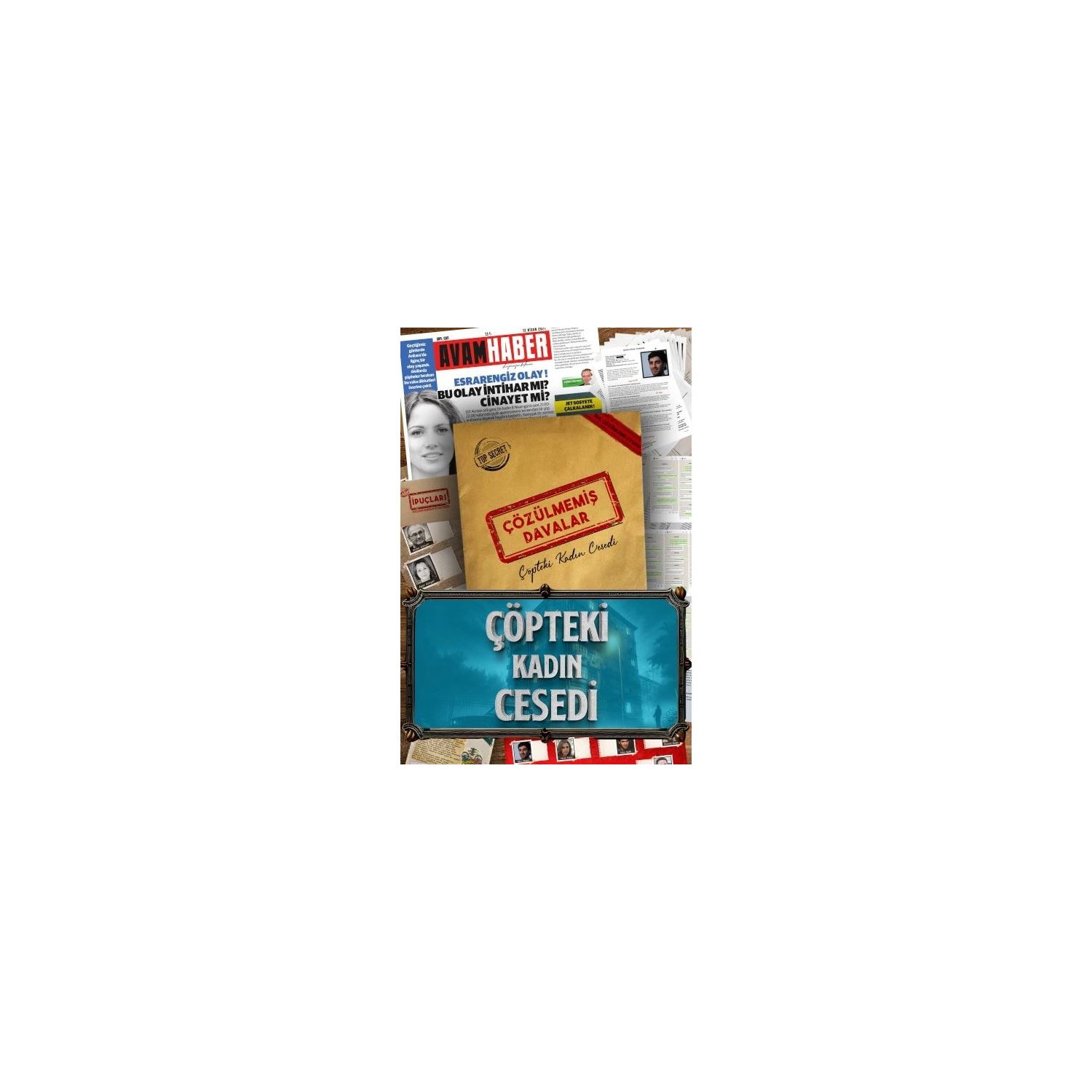 Molfy Kutu Oyunları Çöpteki Kadın Cesedi Adult Board Game