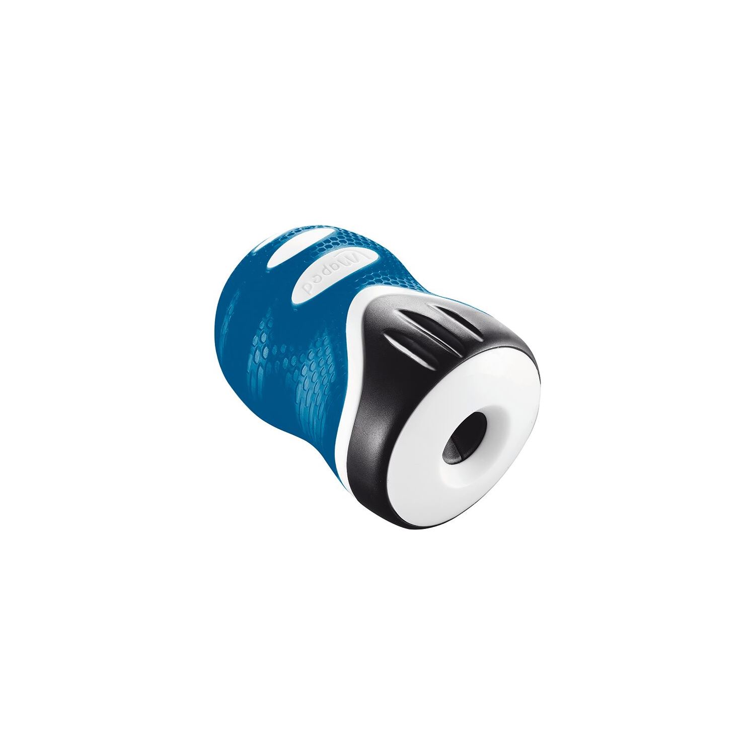 Maped 014111 Single-Hole Pencil Sharpener with Reservoir, Blue