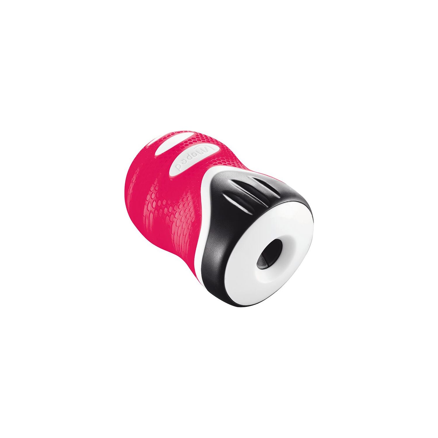 Maped 014111-4 Red Single-Hole Pencil Sharpener with Container