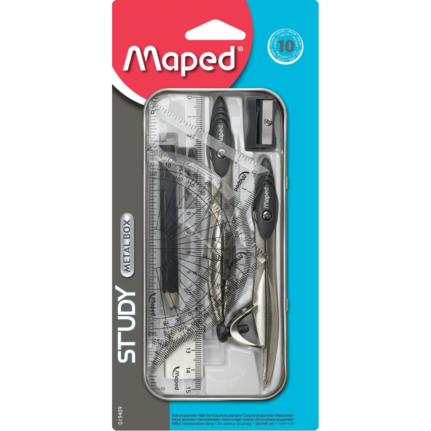 Maped Study 10-Piece Compass Set 019409