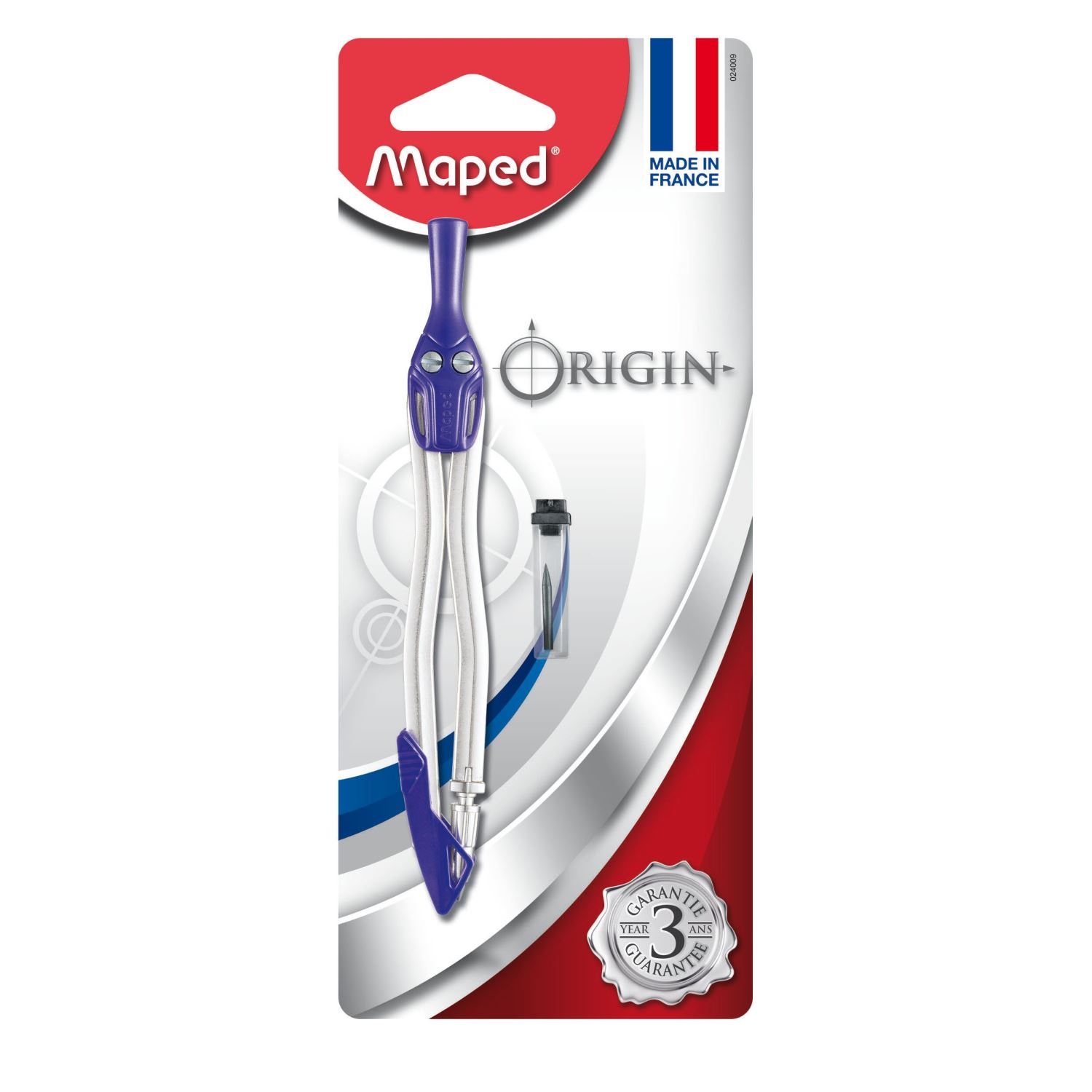Maped Origin Uçlu Pergel + Yedek Uç Kutusu Mavi