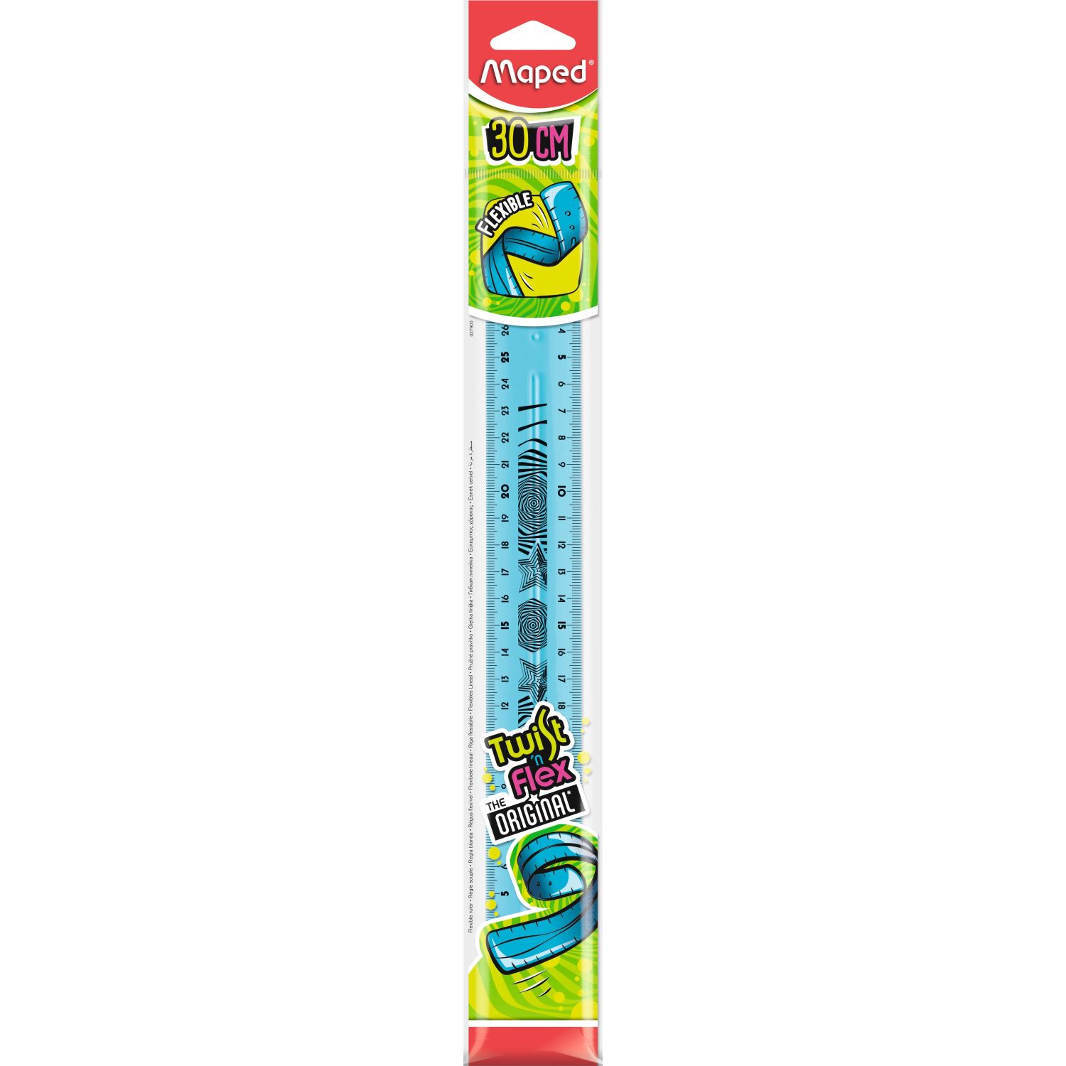 Maped Twist'n Flex Cetvel 30cm Mavi