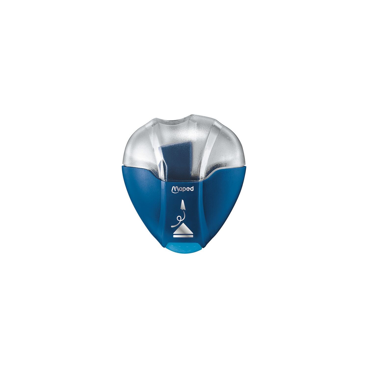 Maped Igloo Eject 032711 Blue Pencil Sharpener with Plastic Container
